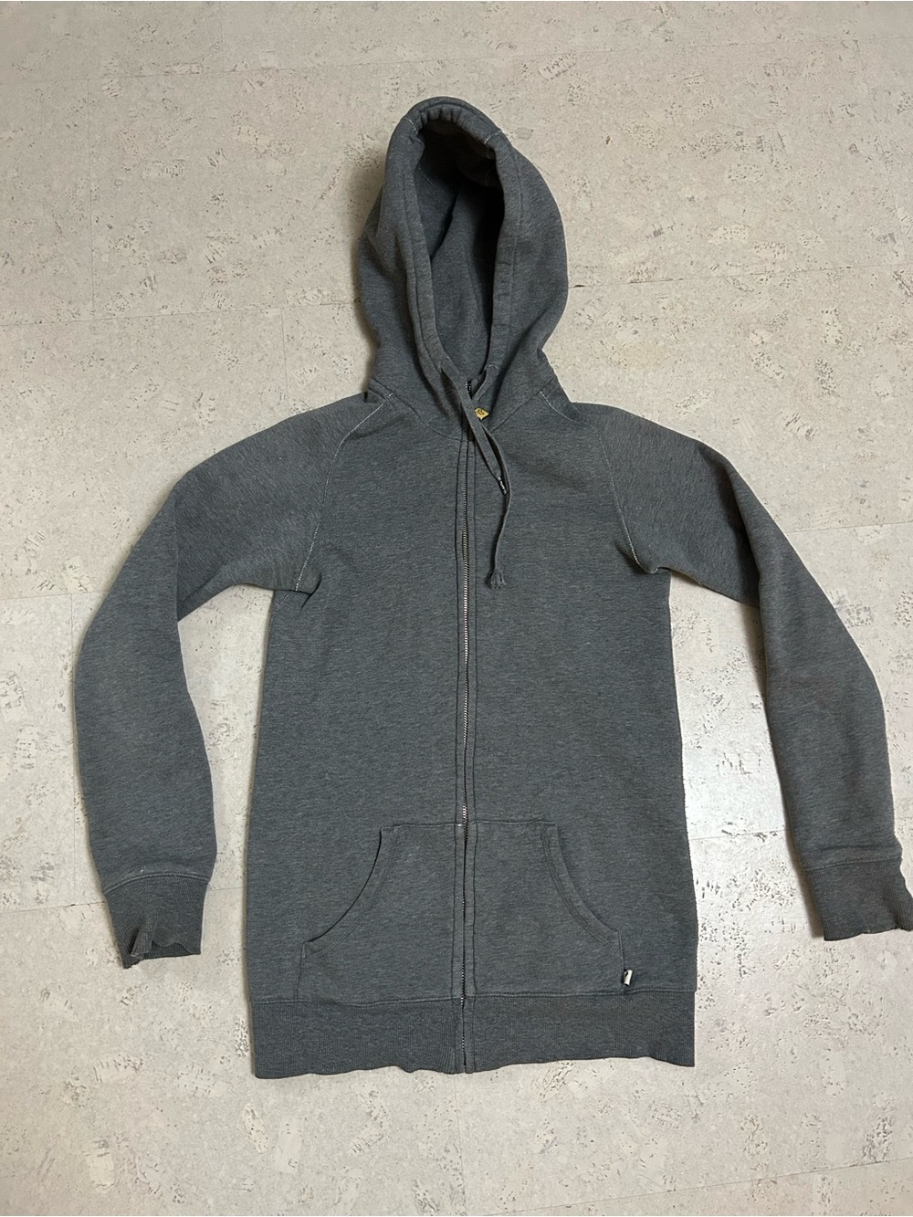 Aritzia Women’s full length Gray Zip Hoodie Sweater